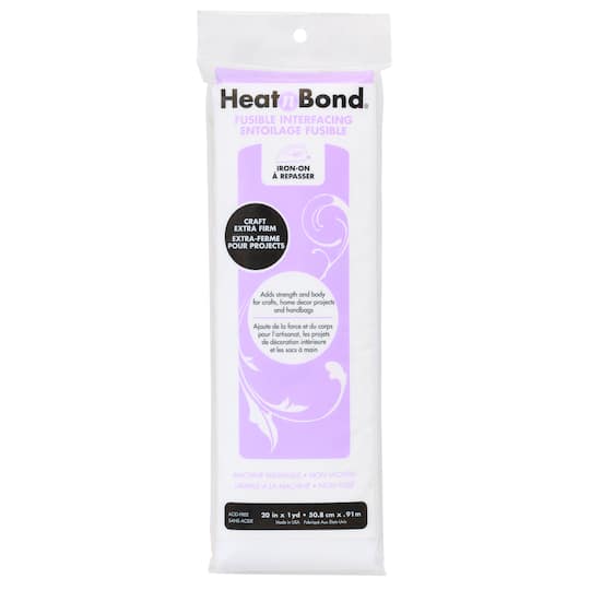 Heat n Bond® Craft Extra Firm Iron-On Fusible Interfacing | Michaels